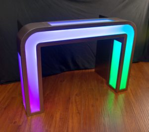 Illuminated DJ Booth